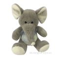 Plüsch-sitzendes Elefant-Grau-Spielzeug